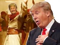 Donald Trump's Visit : मोदी-ट्रम्प 'झप्पी'नंतर Memesची 'थप्पी', ही पाहा 'इक्कीस फोटो की सलामी'! - Marathi News | A meme goes viral on social as Donald Trump embarks on India visit | Latest social-viral Photos at Lokmat.com