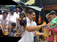 अंधेरीत अ.भा. महात्मा फुले समता परिषदेच्या कार्यकर्त्यांकडून पूरग्रस्तांसाठी मदत फेरी - Marathi News | Mahatma Phule Samata Parishad workers Help to flood victims of Sangli, Satara, Kolhapur | Latest mumbai Photos at Lokmat.com