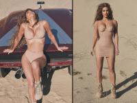 Hotness Alert! किम कार्दशियनने तापत्या वाळवंटात केलेलं बोल्ड फोटोशूट पाहून फॅन्सचा घसा पडला कोरडा... - Marathi News | Kim Kardashian's bronzed Goddess avatar in a desert lingerie photoshoot goes viral api | Latest social-viral Photos at Lokmat.com