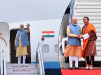 पंतप्रधान नरेंद्र मोदी दोन दिवसाच्या भूतान दौऱ्यावर; पाहा कसं केलं मोदींचे स्वागत - Marathi News | Prime Minister Narendra Modi on a two-day visit to Bhutan; See how Modi was welcomed | Latest international Photos at Lokmat.com