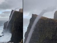 1542 फुटांवरून उलटं वाहणारं पाणी, निसर्गाचा अद्भुत नजारा - Marathi News | 1542 feet overflowing water, a spectacular view of nature | Latest filmy Photos at Lokmat.com