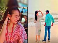 गोव्यात पतीसह फिरताना दिसल्या IAS टीना डाबी, शेअर केले रोमँटिक Photos - Marathi News | ias tina dabi enjoying with husband pradeep gawande in goa beach see romantic photos | Latest national Photos at Lokmat.com