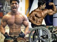 जिद्दीला सलाम! कॅन्सरवर मात केली; लकव्यामुळे उभं राहणं कठीण, तरीही 'बॉडी बिल्डर' बनला - Marathi News | Inspirational Story of anand arnold the wheelchair bodybuilder | Latest social-viral Photos at Lokmat.com