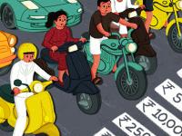 आश्चर्याचा धक्का देणारे वाहतुकीचे 'हे' चार नियम; ज्यामुळे दंडाची पावती भरावी लागेल... - Marathi News | 'this' four hilarious rules of moter vehicle act; Which will have to be paid fine ... | Latest auto Photos at Lokmat.com
