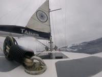 वादळात सापडली जगभ्रमंतीवर निघालेली ‘आयएनएसव्ही तारिणी’ - Marathi News | 'INS Tarini', which took place in the stormy world, | Latest national Photos at Lokmat.com