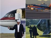 ट्रम्प यांचा राजेशाही थाट... ७३० कोटींचं बोईंग विमान, सोन्याचे सीट बेल्ट, पाहा काशी आहे त्यांची लक्झरी लाईफ - Marathi News | former us president donald trump high speed jets and helicopters see how his luxurious life is | Latest international Photos at Lokmat.com