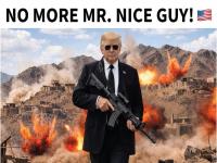 'No more Mr. Nice Guy', बंदुकीसह फोटो पोस्ट करत डोनाल्ड ट्रम्प यांची इराणला पुन्हा धमकी - Marathi News | America-Iran War: 'No more Mr. Nice Guy' Donald Trump threatens Iran by posting a photo with a gun; | Latest international News at Lokmat.com