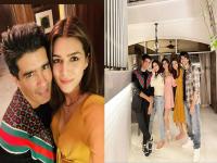 मनीष मल्होत्राने या खास लोकांसाठी ठेवली खास डिनर पार्टी, पाहा Inside Photos - Marathi News | manish malhotra new year dinner party kriti sanon jacqueline kartik aaryan janhvi khushi kapoor inside photos | Latest filmy Photos at Lokmat.com
