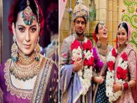 SEE PICS : कंगना राणौतच्या भावाच्या लग्नाचा थाट, असे केले नव्या सुनेचे स्वागत - Marathi News | kangana ranaut welcome brother aksht wife see wedding inside photos | Latest filmy Photos at Lokmat.com