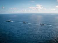 अमेरिकन सैन्याची माघार? जगातील सर्वात मोठी युद्धनौका USS जेराल्ड आर फोर्ड परतीच्या प्रवासाला लागली - Marathi News | USS Gerald R Ford Returns to US: US military withdrawal? The world's largest warship USS Gerald R. Ford begins its return journey | Latest international News at Lokmat.com