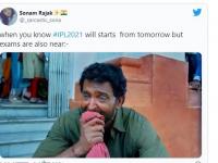 IPL 2021 : क्रिकेटप्रेमींना आता धीर धरवेना; सोशल मीडियावर मीम्सचा पाऊस थांबता थांबेना.... - Marathi News | Viral : IPL 2021 mumbai indians rcb virat kohli funny meme | Latest social-viral Photos at Lokmat.com