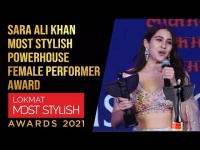 Sara Ali Khan wins the Most Stylish Powerhouse Female Performer Award | Lokmat Most Stylisg Awards