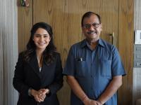 ऑनस्क्रीन वकील ऊर्जा शिंदेने घेतली ख्यातनाम वकील उज्वल निकम यांची भेट, सांगितला अनुभव - Marathi News | vachan dile tu mala fame actress anushka sarkate met expert lawyer Ujjwal Nikam | Latest filmy News at Lokmat.com