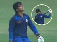 SMAT 2025 : १४ वर्षीय वैभव सूर्यवंशीचं आणखी एक विक्रमी शतक! महाराष्ट्र संघाविरुद्ध तळपली बॅट - Marathi News | Vaibhav Suryavanshi Becomes First Teenager In World To Record Three T20 Centuries At 14 First In The Syed Mushtaq Ali Trophy 2025 | Latest cricket News at Lokmat.com