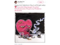 Valentine Day : व्हॅलेंटाइन डे ला सिंगल लोकांची अशी सुरू आहे तगमग, मिम्स व्हायरल! - Marathi News | Anti valentines memes single people share their feeling on twitter | Latest social-viral Photos at Lokmat.com