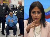 अमेरिकेचा व्हेनेझुएलावर कब्जा; निकोलस मादुरो न्यूयॉर्कमध्ये अटकेत, डेल्सी रॉड्रिग्ज अंतरीम राष्ट्राध्यक्ष - Marathi News | US takes over Venezuela; Nicolas Maduro arrested in New York, Delcy Rodriguez interim president | Latest international News at Lokmat.com अमेरिकेचा व्हेनेझुएलावर कब्जा; निकोलस मादुरो न्यूयॉर्कमध्ये अटकेत, डेल्सी रॉड्रिग्ज अंतरीम राष्ट्राध्यक्ष - Marathi News | US takes over Venezuela; Nicolas Maduro arrested in New York, Delcy Rodriguez interim president | Latest international News at Lokmat.com