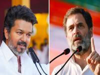 १७ वर्षांपूर्वीची सिक्रेट भेट, एक फोन कॉल अन्, राहुल-विजयच्या मैत्रीने असं जुळलं तामिळनाडूचं सत्तासमीकरण - Marathi News | Thalapathy Vijay CM Oath Ceremony: A secret meeting 17 years ago, a phone call and Rahul-Vijay's friendship led to the consolidation of power in Tamil Nadu. | Latest national News at Lokmat.com १७ वर्षांपूर्वीची सिक्रेट भेट, एक फोन कॉल अन्, राहुल-विजयच्या मैत्रीने असं जुळलं तामिळनाडूचं सत्तासमीकरण - Marathi News | Thalapathy Vijay CM Oath Ceremony: A secret meeting 17 years ago, a phone call and Rahul-Vijay's friendship led to the consolidation of power in Tamil Nadu. | Latest national News at Lokmat.com