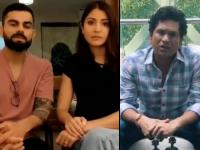 क्रीडा विश्व धावलं मदतीला, पण क्रिकेटचा देव अन् कॅप्टन कोहली करताहेत फक्त आवाहन! - Marathi News | coronavirus : sports celebrity come for help, but the sachin tendulkar and virat Kohli are just appealing svg | Latest cricket Photos at Lokmat.com