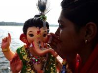 नागपुरात उत्साहात विविध ठिकाणी झालेल्या गणेश विसर्जनाची झलक - Marathi News | A glimpse of Ganesh immersion in various places in Nagpur | Latest nagpur Photos at Lokmat.com