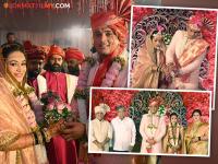 लोकसभा निवडणुकांच्या गडबडीत धनंजय महाडिकांच्या लेकाच्या लग्नाची धामधुम, पाहा शाही विवाहसोहळ्याचे फोटो - Marathi News | bjp mp dhananjay mahadik son vishwaraj mahadik wedding cm eknath shinde chandrankant patil see photos | Latest kolhapur Photos at Lokmat.com