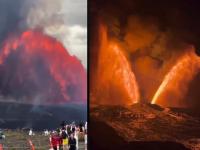 हवाईत जगातील सर्वात घातक ज्वालामुखीचा उद्रेक, 400 मीटर उंच लावा उसळला; पाहा VIDEO - Marathi News | Hawaii Volcano Eruption: World's deadliest volcano erupts in Hawaii | Latest social-viral News at Lokmat.com हवाईत जगातील सर्वात घातक ज्वालामुखीचा उद्रेक, 400 मीटर उंच लावा उसळला; पाहा VIDEO - Marathi News | Hawaii Volcano Eruption: World's deadliest volcano erupts in Hawaii | Latest social-viral News at Lokmat.com