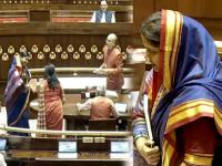 Video: शिंदेसेनेच्या ज्योती वाघमारेंना खासदारकीची शपथ घेताना मध्येच थांबवले; संसदेत काय घडलं? - Marathi News | Video: Eknath Shinde Shiv Sena Jyoti Waghmare was stopped midway while taking oath as Rajyasabha MP; What happened in Parliament? | Latest national News at Lokmat.com Video: शिंदेसेनेच्या ज्योती वाघमारेंना खासदारकीची शपथ घेताना मध्येच थांबवले; संसदेत काय घडलं? - Marathi News | Video: Eknath Shinde Shiv Sena Jyoti Waghmare was stopped midway while taking oath as Rajyasabha MP; What happened in Parliament? | Latest national News at Lokmat.com