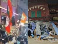 पश्चिम बंगालमध्ये मोठा राडा! भाजपने मध्यरात्री हॉग मार्केटमधील तृणमूल काँग्रेसचे कार्यालय पाडले, बुलडोझर आणला अन्... - Marathi News | Big uproar in West Bengal! Trinamool Congress office in Hog Market demolished at midnight, bulldozer brought in and... | Latest national News at Lokmat.com