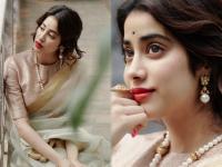 जाह्नवी कपूरने केले खास फोटोशूट, ट्रेडिशनल ड्रेसमध्ये दिसला रेट्रो अंदाज - Marathi News | In the Year Of 2020 Janhvi Kapoor 'Pretended to Live in the 1950s | Latest filmy Photos at Lokmat.com