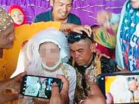 13 साल की लड़की के साथ 48 साल के व्यक्ति ने की अपनी पांचवी शादी, देखें तस्वीरें - | 48 year old man philippines married girl child his fifth wedding images viral see pics | Latest world Photos at Lokmatnews.in