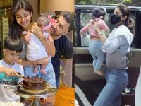 मीडियापासून मुलीचा चेहरा लपवत होती शिल्पा शेट्टी, पण तरीही कॅमे-यांत कैद झाली मुलीची पहिली झलक - Marathi News | Shilpa Shetty was hiding her face from the media, but still the first glimpse of the girl was captured on camera | Latest filmy Photos at Lokmat.com