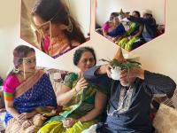 मानसीच्या लग्नाला यायचं हं ! लग्नविधींना सुरुवात, गृहमुख पूजा करताना फोटो आले समोर - Marathi News | Check Out Mansi Naik's Before Weddings Pics | Latest filmy Photos at Lokmat.com