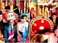 लग्नसोहळा सुरू असतानाच मेहुणीने सर्वांसमोर घेतला नवरदेवाचा किस आणि मग... - Marathi News | While the wedding ceremony was going on, the sister-in-law kissed the bride in front of everyone, and then ... | Latest social-viral Photos at Lokmat.com