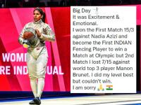 Tokyo Olympics: बांबूच्या काठीने सराव ते ऑलिम्पिकपर्यंतचा प्रवास; भारताच्या तलवारबाज भवानी देवीची ऐतिहासिक कामगिरी, Video - Marathi News | Tokyo Olympics: CA Bhavani Devi post emotional tweet after crashes out of women's individual sabre, know about her journey | Latest other-sports Photos at Lokmat.com