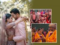 Unmukt Chand marriage: भारताला वर्ल्डकप जिंकून देणारा धडाकेबाज फलंदाज उन्मुक्त चंद विवाहबंधनात, फिटनेस कोच सिमरन खोसलासोबत घेतली सप्तपदी - Marathi News | Unmukta Chanda marriage: Unmukt Chanda, the batsman who helped India win the World Cup, tied the knot with fitness coach Simran Khosla. | Latest cricket Photos at Lokmat.com