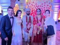 Rahul Tewatia Marriage: भारताचा अष्टपैलू क्रिकेटपटू राहुल तेवटिया विवाहबंधनात, सहकाऱ्यांकडून शुभेच्छांचा वर्षाव - Marathi News | India's all-rounder Rahul Tewatia's marriage, a shower of good wishes from colleagues | Latest cricket Photos at Lokmat.com