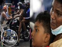 Sri Lanka Protest: अश्रु, उपाशी पोट, जाळपोळ अन् गोळ्या घालण्याचे आदेश; पाहा श्रीलंकेतील वेदनादायी फोटो - Marathi News | Politicians' homes set afire, shoot-at-sight orders as protests against govt intensify | Latest international Photos at Lokmat.com