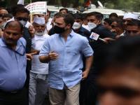 National Herald case : राहुल गांधींच्या ईडी चौकशीदरम्यान देशभरात काँग्रेसचे निषेध प्रदर्शन - Marathi News | Inquiry into ED Rahul Gandhi in National Herald case begins, Congress protests across the country | Latest national Photos at Lokmat.com