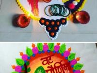 वटपौर्णिमेला दारासमोर काढा एकापेक्षा एक आकर्षक रांगोळ्या; पाहा सोप्या डिजाईन्स फक्त एका क्लिकवर - Marathi News | Vat Purnima 2022 Rangoli Ideas : Vat Purnima 2022 Easy rangoli design Rangol ideas | Latest sakhi Photos at Lokmat.com