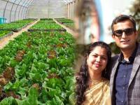 पती बँकर, पत्नी CA... चांगल्या पगाराची नोकरी सोडून केली शेती; आता वर्षाला 1 कोटीचा नफा - Marathi News | success story banker lalit and ca khushbu left job started organic farming and earn one crore every year | Latest national Photos at Lokmat.com