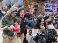 Turkiye Earthquake: आक्रोश-किंकाळ्या...! कधीही न विसरणारा भूकंप अन् थरकाप उडवणारी दृश्य, तुर्की उद्धवस्त - Marathi News | Turkiye Earthquake: Turkey and Syria have been ravaged by earthquakes, revealing a horrifying picture of the damage caused by the quake. | Latest international Photos at Lokmat.com