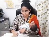 कर्तव्यनिष्ठेला सलाम! 22 दिवसांच्या लेकीसह हजर; IAS होऊन निभावतेय आईची जबाबदारी - Marathi News | success story of IAS Saumya Pandey, CDO Kanpur Dehat | Latest national Photos at Lokmat.com