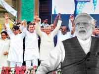 विरोधकांची 'मोदी' तयारी! लोकसभेच्या 450 जागांवर भाजपाविरोधात एकच उमेदवार असणार, काँग्रेस राजी होणार? - Marathi News | Opposition's 'Modi' preparation! There will be only one candidate against BJP in 450 Lok Sabha 2024 seats of opposition, will Congress agree? | Latest national Photos at Lokmat.com