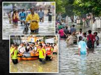 Cyclone Michuang : विध्वंस! चेन्नईत मिचाँग चक्रीवादळाचे थैमान, 17 जणांचा मृत्यू; धडकी भरवणारे फोटो - Marathi News | cyclone michaung chennai rainfall imd alert rescue operation 17 people died air force ndrf cm stalin | Latest national Photos at Lokmat.com