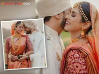 माझे मन तुझे झाले..!! लग्नबेडीत अडकली मराठमोळी अभिनेत्री स्वरदा ठिगळे, पाहा वेडिंग अल्बम - Marathi News | My heart is yours..!! Marathmoli actress Swarda Thigale stuck in marriage, see wedding album | Latest filmy Photos at Lokmat.com