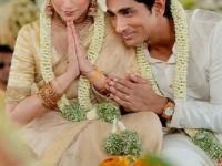 अदिती राव हैदरीने केलं दुसरं लग्न; सोनेरी रंगाच्या लेहेंगा घालून दिसत होती अप्सरा; पाहा देखणे रूप.. - Marathi News | Aditi Rao Hydari Exudes Old World Charm In Beige Sabyasachi Lehenga, Dons Half-Moon Alta At Wedding | Latest sakhi Photos at Lokmat.com