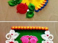 नवरात्र विशेष: ९ दिवस काढा लक्ष्मीच्या पाऊलांच्या सोप्या रांगोळ्या, ५ मिनिटांत काढून होतील डिजाईन्स - Marathi News | Navratri Special Rangoli Designs : Rangoli Designs 2024 Navratri Laxmi Rangoli Easy Designs | Latest sakhi Photos at Lokmat.com