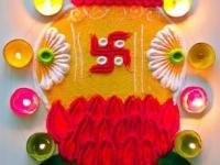 Diwali Dhanteras Rangoli : धनत्रयोदशीला ५ मिनिटांत काढा आकर्षक रांगोळ्या; पाहा सायंकाळी काढता येतील अशा खास रांगोळ्य - Marathi News | Diwali Dhanteras Rangoli : Dhanteras Special Rangoli Designs How To Drow Rangoli For Dhanteras | Latest sakhi Photos at Lokmat.com