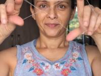 ऐश्वर्या नारकर सांगतात इमर्जन्सीमध्ये घरच्याघरी थ्रेडींग करण्याचा मस्त उपाय- प्रत्येकीसाठी उपयुक्त - Marathi News | Aishwarya narkar's video about how to do eyebrows at home by our own | Latest sakhi Photos at Lokmat.com