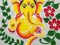 Ganesh Chaturthi 2025 : बाप्पाच्या आगमनासाठी दारासमोर झटपट काढा सुंदर रांगोळ्या, १० छोट्या रांगोळी डिजाईन्स - Marathi News | Ganesh Chaturthi 2025 : Ganpati Rangoli Easy Rangoli Designs For Ganpati Festival | Latest sakhi Photos at Lokmat.com