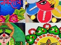 Navratri 2025 Rangoli Designs: नवरात्रीच्या ९ दिवसांत काढा सोप्या- सुबक रांगोळ्या; ९ डिजाईन्स- ५ मिनिटांत रांगोळी - Marathi News | Navratri 2025 : Navratri Rangoli Designs 9 Easy Simple Rangoli Designs | Latest sakhi Photos at Lokmat.com